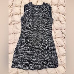 French Connection Chantelle Herringbone Shift Dress